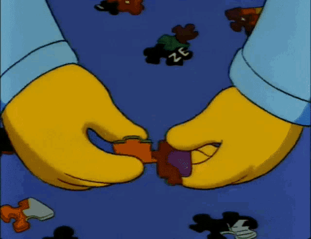 Homer Simpson puzzle